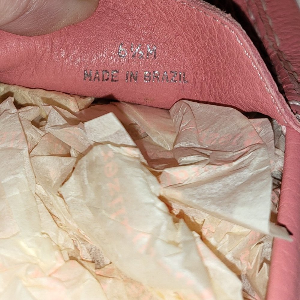 Pink talbot suede loafers